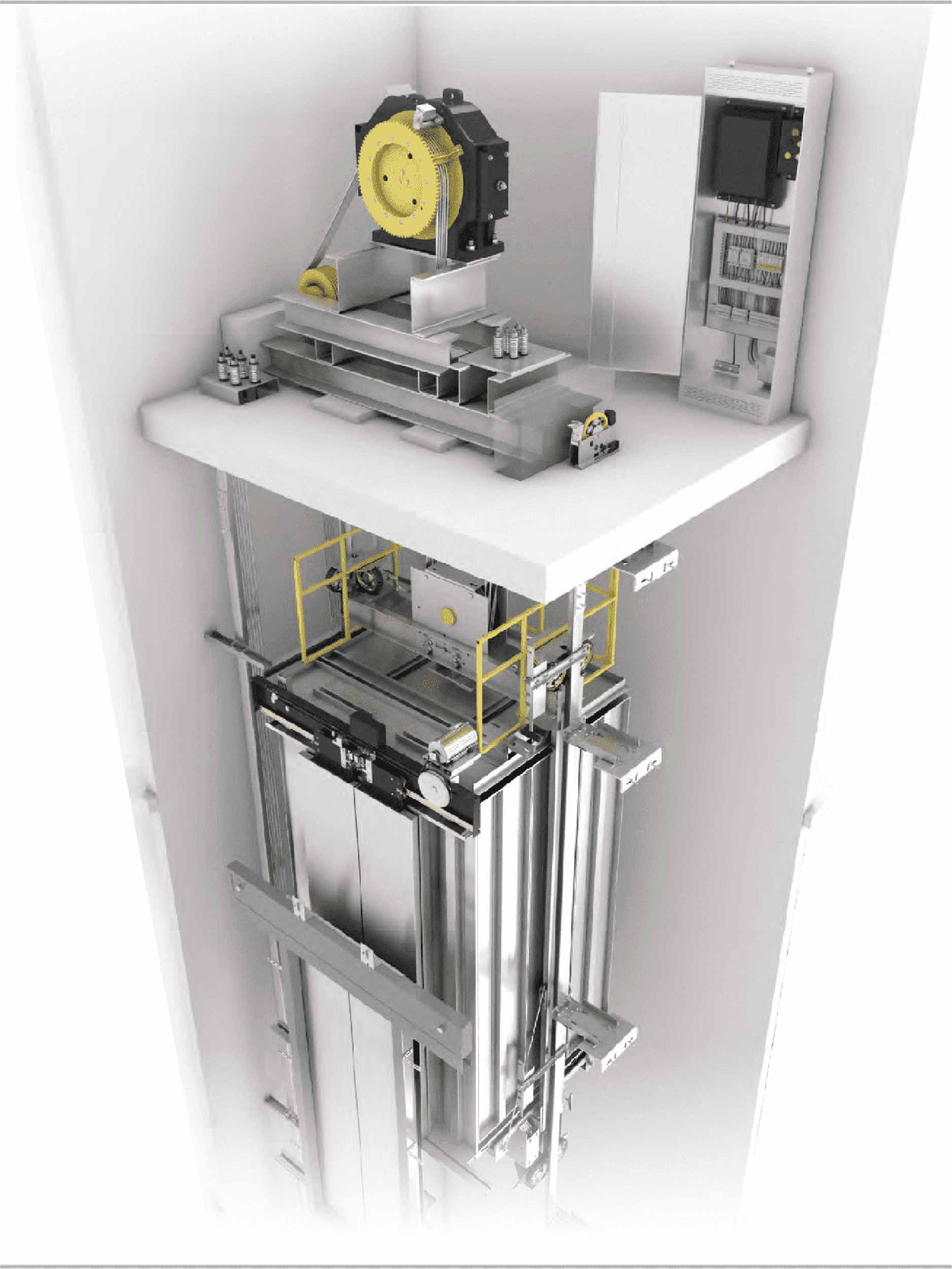 Machine room elevator
